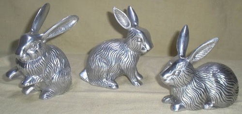 Aluminium Rabbit Sculpture