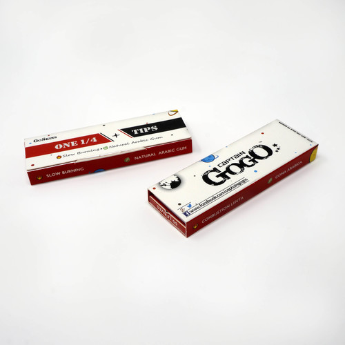 Rolling Paper with Filter Tips One 1by4 Bleached White