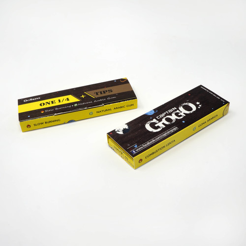Rolling Paper With Filter Tips One 1by4 Unbleached Brown