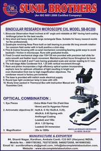 Binocullar Microscope