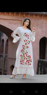 Designer White Kurti