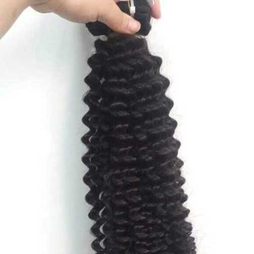 Human hair weft extension