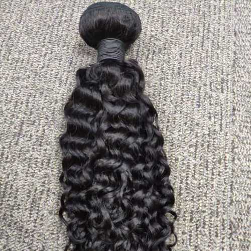 Human hair weft extension