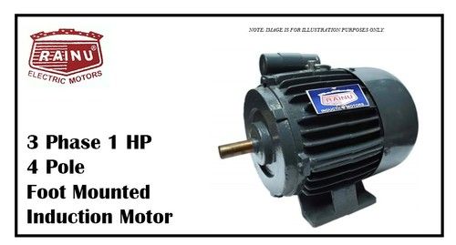 Grey 3 Phase 1 Hp Electric Motor