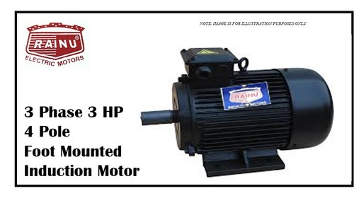 3 Phase 3 HP Electric Motor