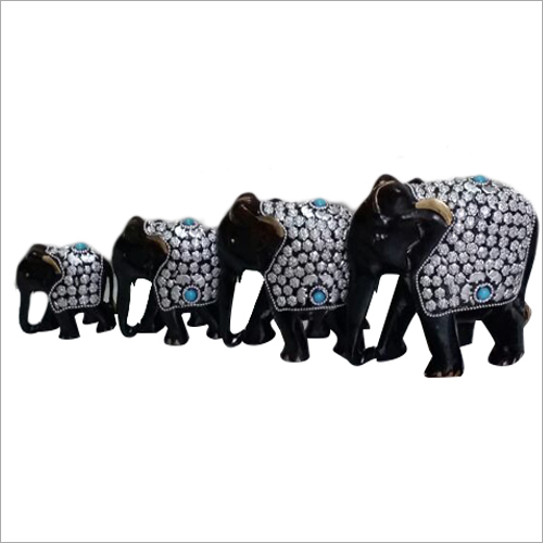Polished Wooden Handicraft Elephant