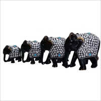 Polished Wooden Handicraft Elephant