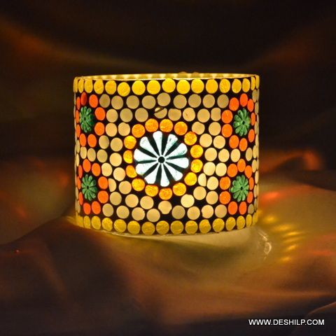 Yellow Color Glass Votive for gifts
