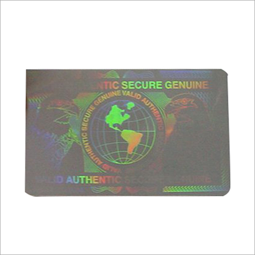 Hologram Card Sticker - Premium Quality, 0.024mm Thickness | Gold, Silver, Copper Colors, Custom Width, Adhesive for Automobile, Cosmetics, Pharmaceuticals, FMCG