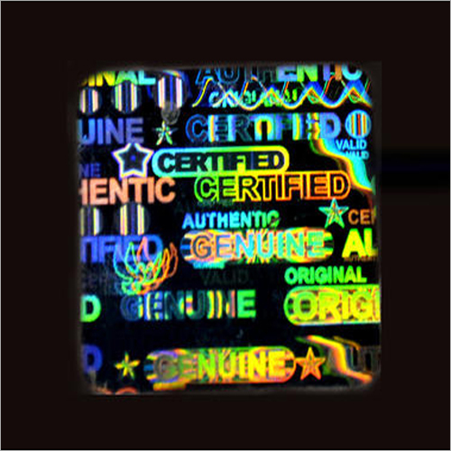 Secure Valid Authentic Hologram Film Length: Customized Inch (In)