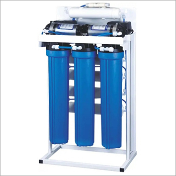 Industrial RO Water Purifier - 50 LPH Capacity, Automatic FRP Design, 3 Membrane Filtration System, Ideal for Municipal Sewage and Borewell Water