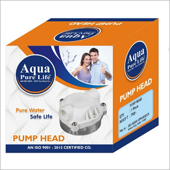 RO Pump Head - Plastic Material, Standard Fitting, 100-250 gm, 24 DC Volt | Wall-Mounted Installation, Zero Vibration Quality, 1 Year Warranty
