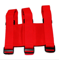 Fire extinguisher strap