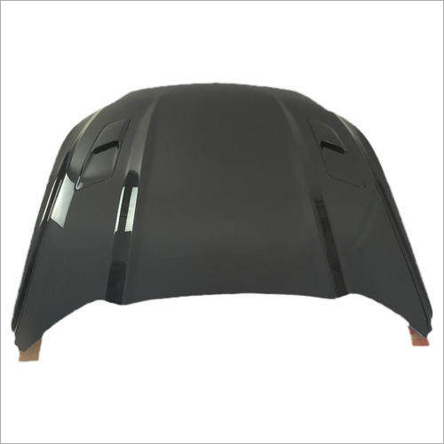 FRP Style Hood Bonnet - Fibre Material, Custom Dimensions, Black, Polished Finish | Seamless Design, Water Leakage Prevention, Stunning Aesthetic