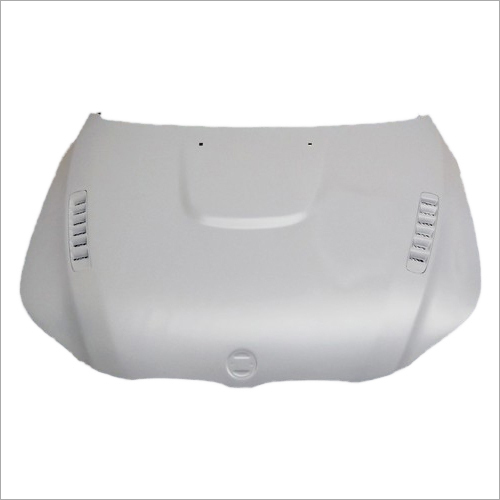 Fiber Glass Hood Bonnet - Fiber Material, Custom Dimensions, White Color, Polished Finish | High Strength, Impact Resistant, Rust Proof, Anti-Aging