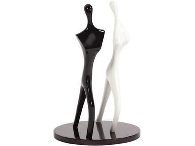 Howard Elliott Abstract Yoga Silhouette Sculpture