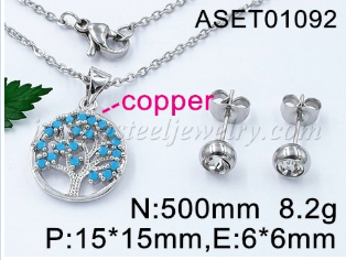 wholesale stainless steel  Tree of Life Pendant Necklace Jewelry for Women Girls with Gorgeous Gift Box