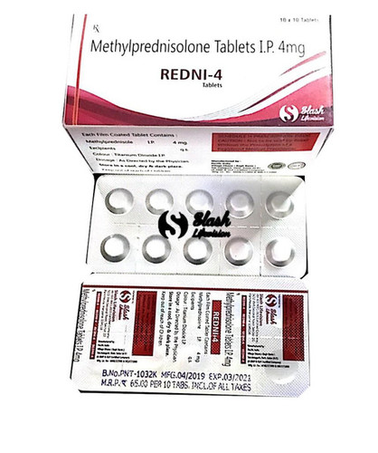 Methylprednisolone 4 Mg Tablet Suitable For: Suitable For All