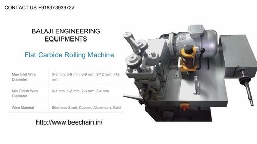 Flat Carbide Rolling Machine, Rolling Mill Drawing Material: Mild Steal