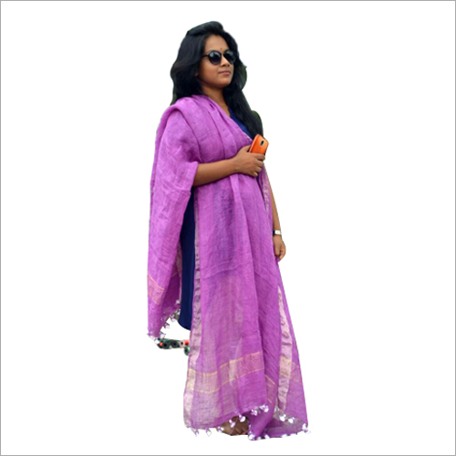 Plain Khadi Cotton Gicha Saree