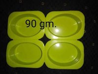 90 Gm Soap Mould - Silicone Material, Green Color | Ideal For Industrial Soap And Chocolate Making, 50 Gm Weight, 6-7 Years Mould Life