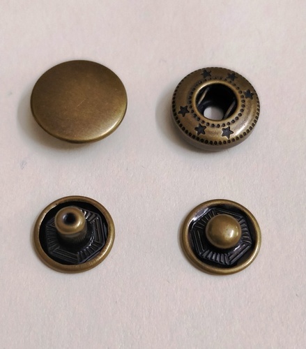 Gold Vt8 Type 2 Metal Snap Button