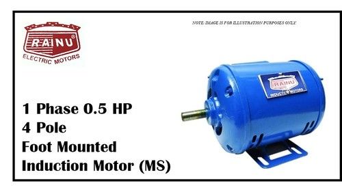 Blue 1 Phase 0.5 Hp Motor