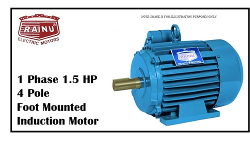 1 PHASE 1.5 HP CAST IRON MOTOR