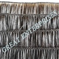 Hand weft hair