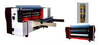 Auto Cardboard Box Die Cutting Machine / Feeding Rotary Die Cutting Equipment