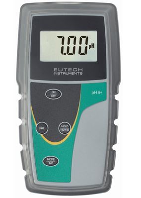 pH 6+ pH/ORP Meter with Single Junction pH Electrode ECFC7252101B, ATC Probe & pH Carrying Kit Set