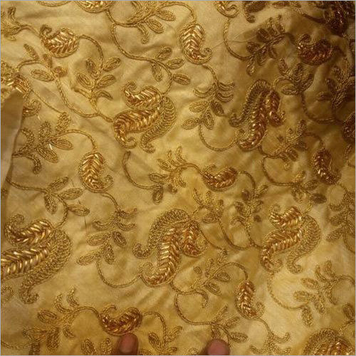 Washable Banarasi Embroidery Silk Fabric