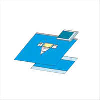 Green And Blue Vertical Isolation Drape