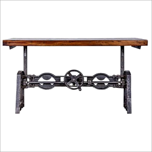 Cast Iron Adjustable Dining Table