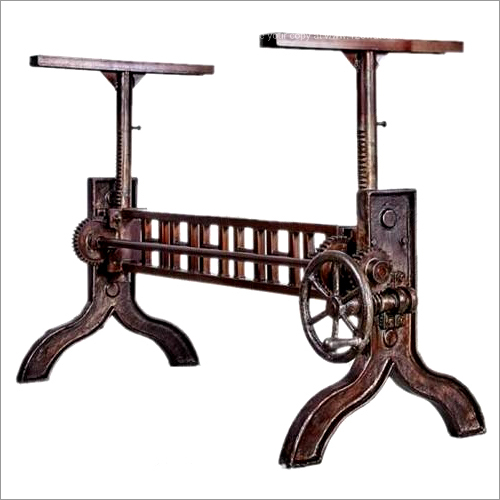 Cast Iron Adjustable Dining Table