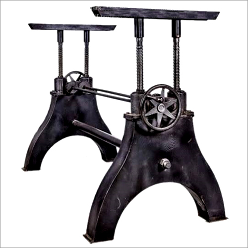 Cast Iron Adjustable Coffee Table