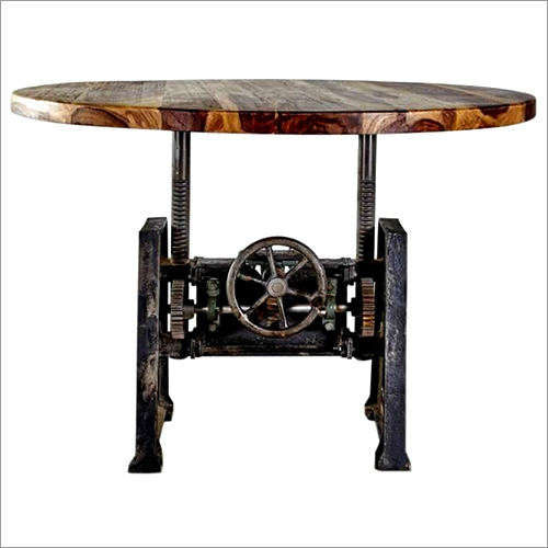 Cast Iron Coaster Coffee Table