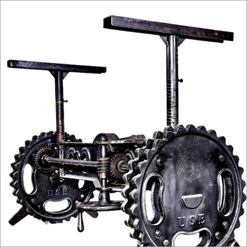 )Cast Iron Adjustable Dining Table
