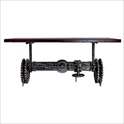 Cast Iron Adjustable Dining Table