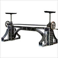 Cast Iron Adjustable Dining Table