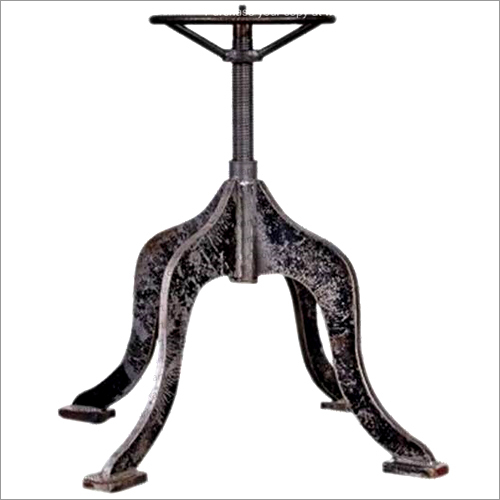 Cast Iron Round Top Industrial Table