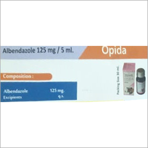125 Mg Albendazole Syrup Veterinary Drugs