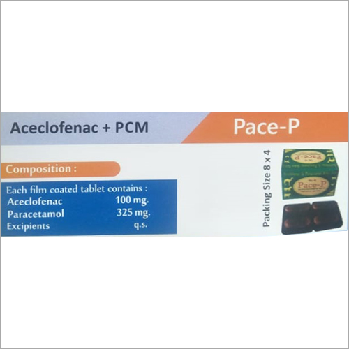 100 Mg Aceclofenac Age Group: Suitable For All Ages