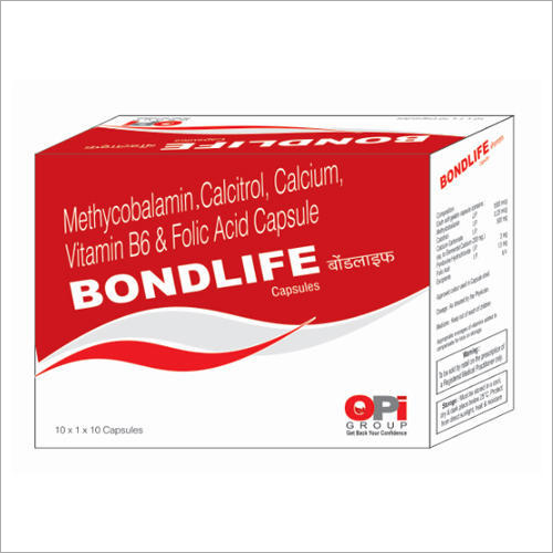 Vitamin B6 And Folic Acid Capsule Organic Medicine