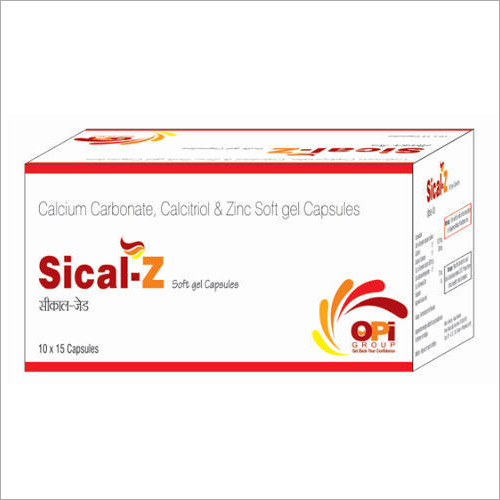 Calcium Carbonate Calcitriol And Zinc Softgel Capsule