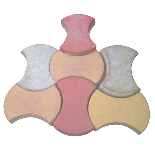 Concrete Multicolored Interlocking Tiles Concrete Multicolored Interlocking Tiles