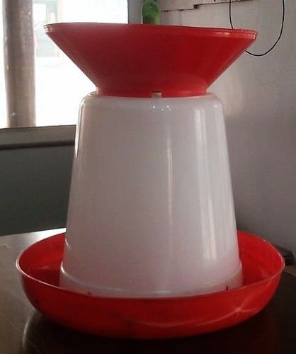 Red Poultry Broiler Feeder