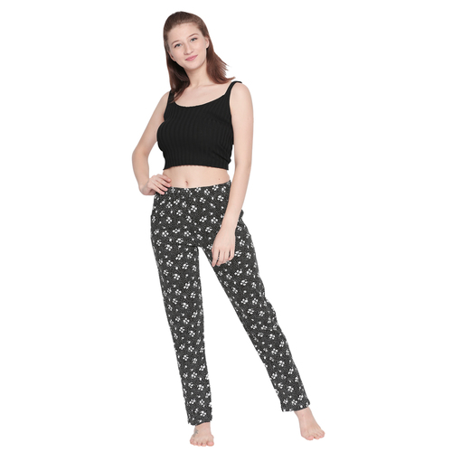 100% Pure Cotton Pyjama - Printed Trendy Design | Available in Black, Sizes S-XXL, All-Season Comfort