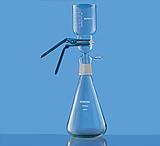 All Glass Filter Holder - 47 Mm Application: The Base Design Has An Integral Vacuum Connection Located Above The Filtrate Drip To Prevent Contamination Of The Vacuum Line From Droplets