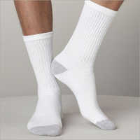 Mens Crew Socks - Cotton Blend, Ankle Length, Multicolor | High Elasticity, Anti Wrinkle, Quick Dry, Non Toxic, Washable, All Season
